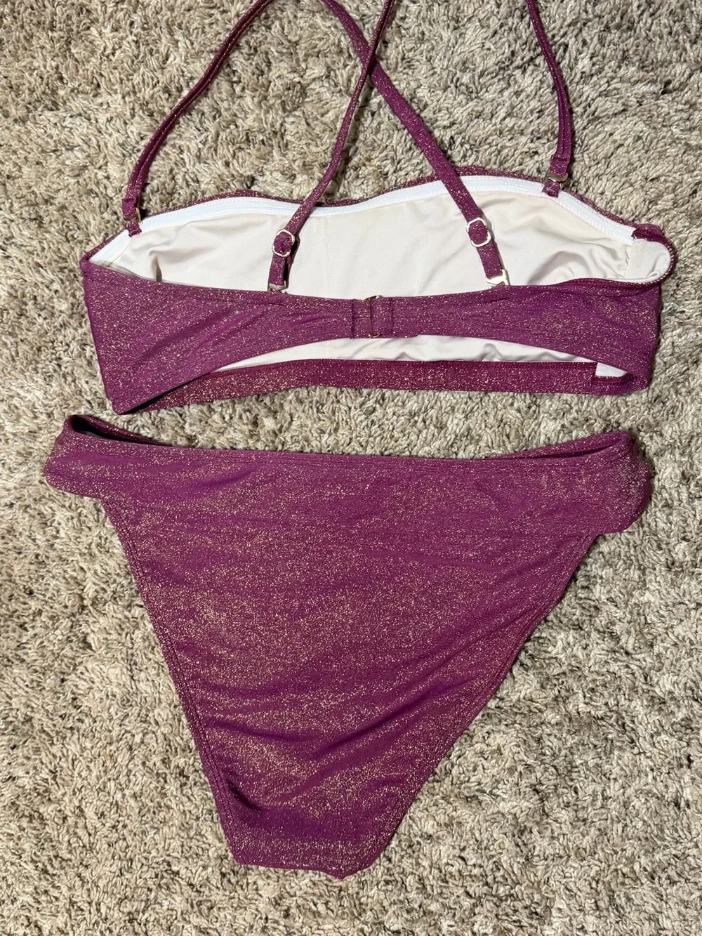 Cupshe shimmering purple